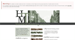 Desktop Screenshot of historicalthinkingmatters.org